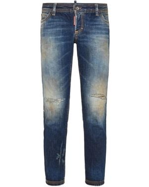 DSquared² Jennifer Rodeo Wash Jeans - Blue