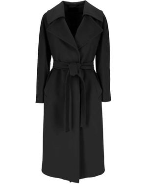 Heresis Belted Coat - Black