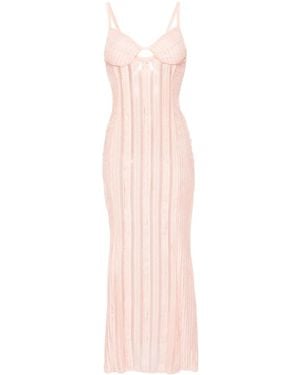 Charo Ruiz Yayay Lace Maxi Dress - Pink