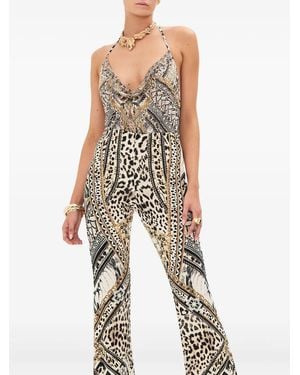 CAMILLA Mosaic Muse Jumpsuit - White