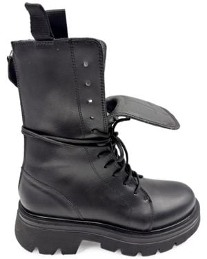 Patrizia Bonfanti Scorpio Lace-Up Ankle Boots - Black