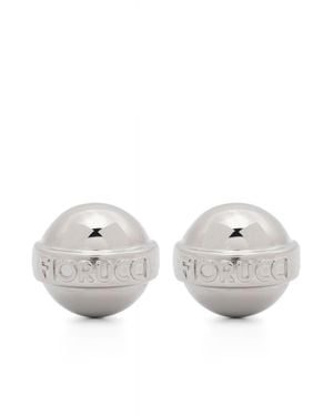 Fiorucci Mini Lollipop Earrings - White