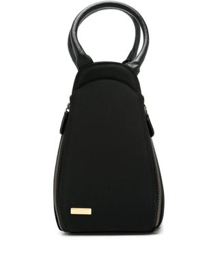 Sarah Chofakian Bolso shopper con asa circular - Negro