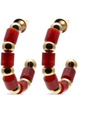 Eddie Borgo Créoles Marcy - Rouge