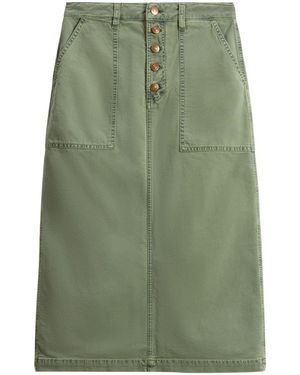 Woolrich Cotton Midi Skirt - Green