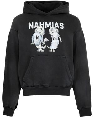 【NAHMIAS】ロゴパーカー Nahmias ロゴ パーカー | ブラック | FARFETCH JP