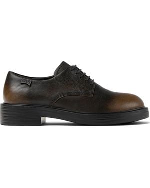 Camper Dean Leather Lace-Up Derby Shoes - Black