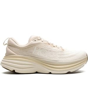 Hoka One One Sneakers Bondi 8 "Shifting Sand/Vanilla" - Bianco