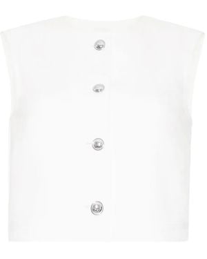 Adam Lippes Remo Vest - White