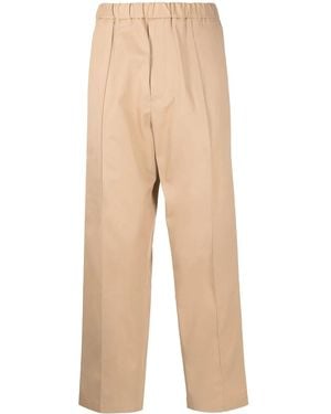 Jil Sander Straight-Leg Cut Pants - Natural