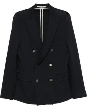 Paolo Pecora Double-Breasted Jacket - Black