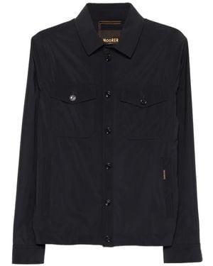 Moorer Buttoned Pocket Jacket - Black
