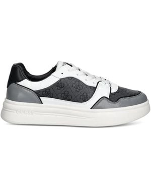 Guess Winno Logo-Print Trainers - Black