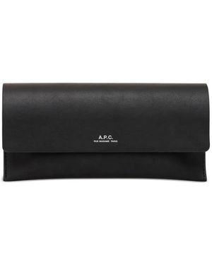 A.P.C. Zonnebril Met Rond Montuur - Zwart