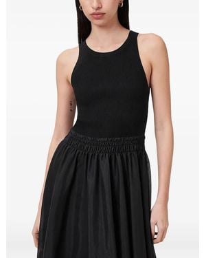 AllSaints Elasticated-Waist Maxi Dress - Black