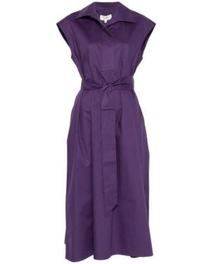 Psophia Hemdkleid Mit Gürtel - Lila