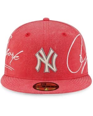 KTZ New York Yankees Mlb 59Fifty Script-Embroidered Cap