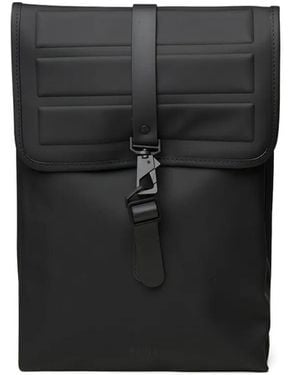 Rains Shield Flap Backpack - Black