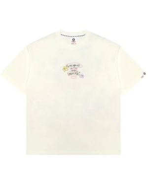 Aape By A Bathing Ape Print T-Shirt - White