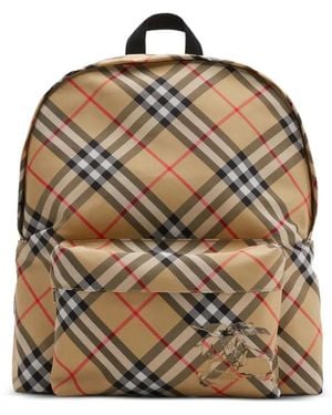 Burberry Autumn Check Mini Backpack - Gray