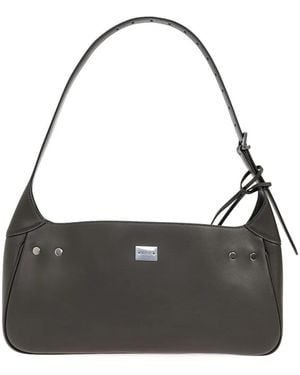 Balenciaga Sac Porté Épaule En Cuir À Bride Ajustable - Noir