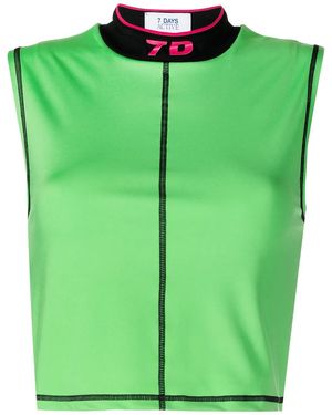 7 DAYS ACTIVE Picabo Running Top - Green