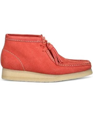 Clarks Wallabee デザートブーツ - レッド