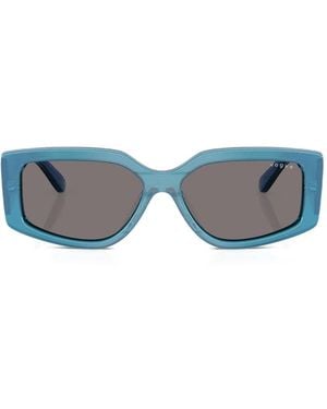Vogue Eyewear Rectangular-Frame Sunglasses - Blue
