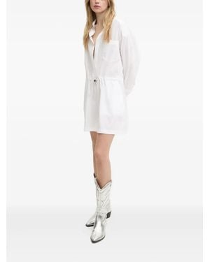 Moschino Drawstring-Waist Playsuit - White