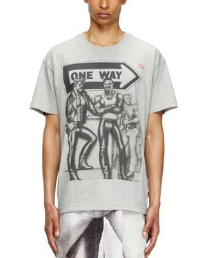 DIESEL X Tom Of Finland Foundation Pr-T-Norm-Tom25 T-Shirt - White