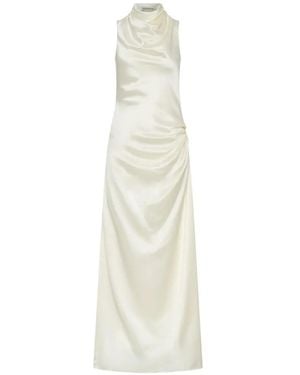 Nicholas Fabiana Draped Maxi Dress - White