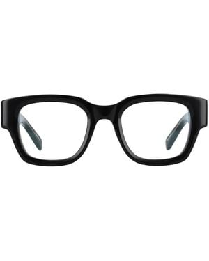 Yellows Plus Gafas Moses con montura geométrica - Negro