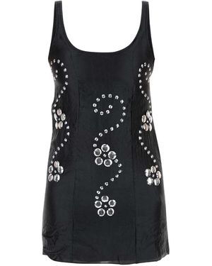 GIMAGUAS Claude Studed Mini Dress - Black