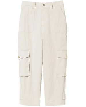 Twinset Cargohose mit mehreren Taschen - Natur