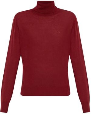 DSquared² Virgin Wool Sweater - Red