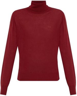 DSquared² Klassischer Pullover - Rot