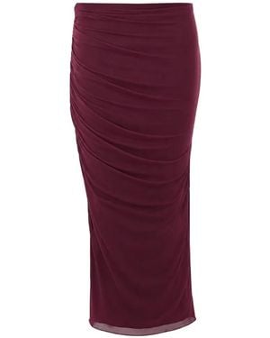Aniye By Stretch Midi Skirt - Purple
