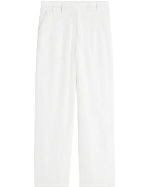 Maison Kitsuné Pleated Pants - White