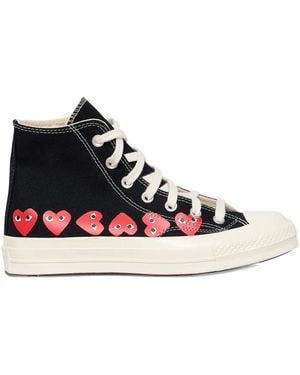 COMME DES GARÇONS PLAY Heart-print sneakers - Schwarz