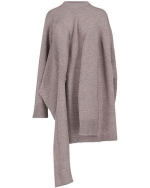 Niccolò Pasqualetti Asymmetrischer Pullover - Braun