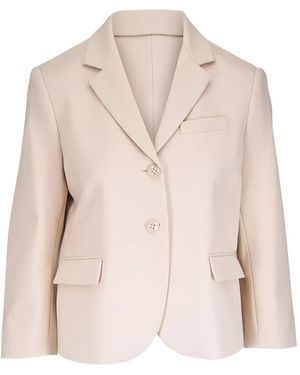 Dorothee Schumacher Blazer mit fallendem Revers - Natur