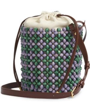 Marni Lilac And Beads Bag - Green