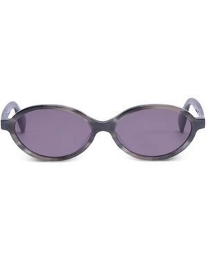 Viktor & Rolf Oval-Frame Sunglasses - Purple