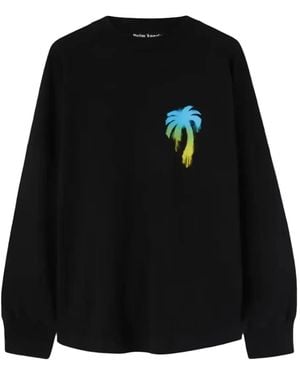 Palm Angels Klassisches Langarmshirt - Schwarz