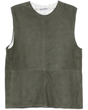 SONIA CARRASCO Bluse Aus Wildleder - Grün