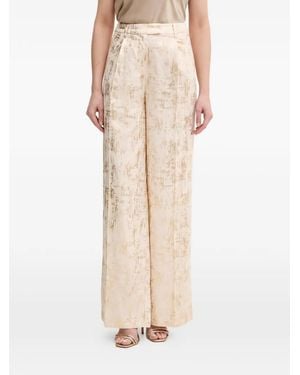 Silvian Heach Belt-Loop Pants - Natural