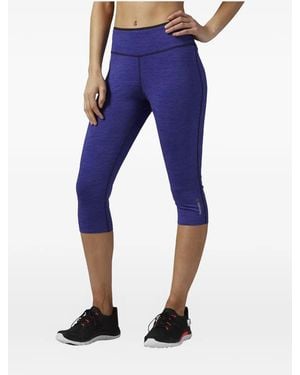 Reebok Reversible Logo-Detail Leggings - Blue