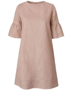 Gran Sasso Ruffled Mini Dress - Pink