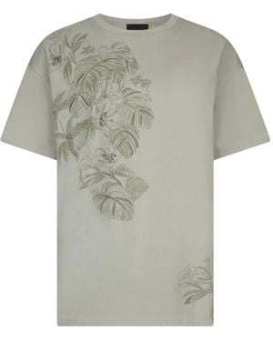 Liu Jo T-Shirt With Print And Embroidery - Gray