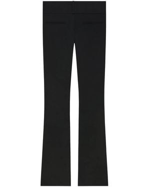 Courreges Belted Flared Pants - Black
